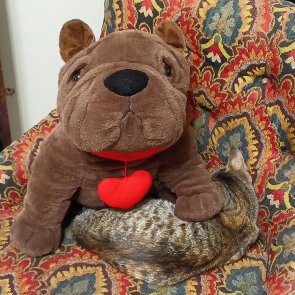 DAN DEE Wrinkle Bulldog Plush Stuffed Animal toy